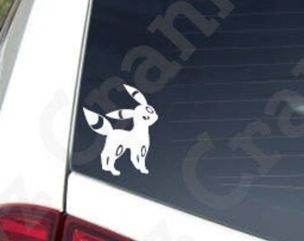 Umbreon Holo/White/Black Vinyl Decal Sticker**2 SIZES-Eeveelutions