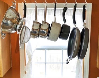 Ceiling Hanging Pot Rack | Hanging Pot Rack | Plant Hanger