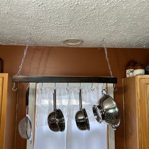 Ceiling hanging pot rack/ Hanging pot rack/ Plant hanger