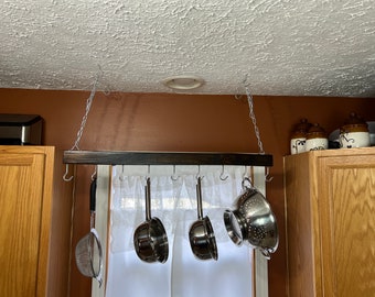 Ceiling hanging pot rack/ Hanging pot rack/ Plant hanger