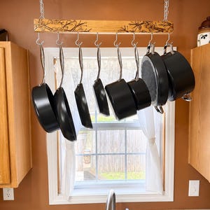 Ceiling Hanging Pot Rack | Hanging Pot Rack | Plant Hanger