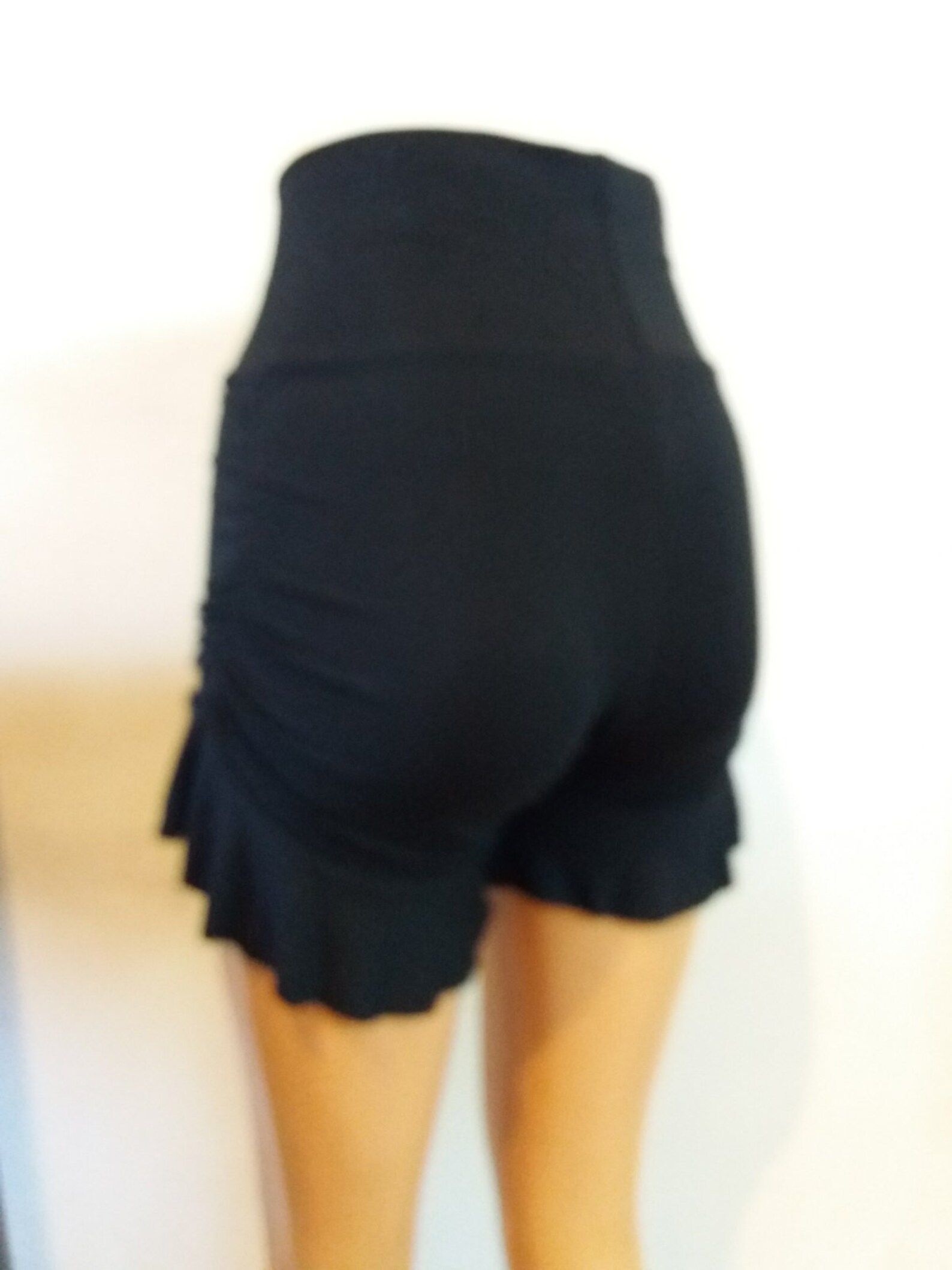 Black Cotton Scrunchie Ruffle Shorts/ Black Cotton Ruffle Etsy — free download