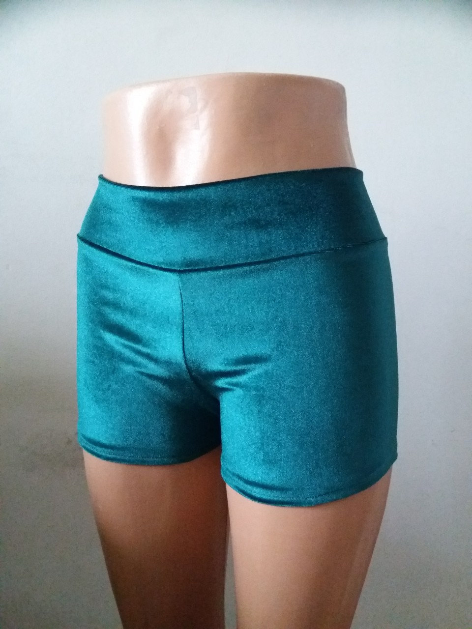 Green Velvet Shorts/ Womens Shorts/ Men Shorts/ Yoga Shorts/ Dance