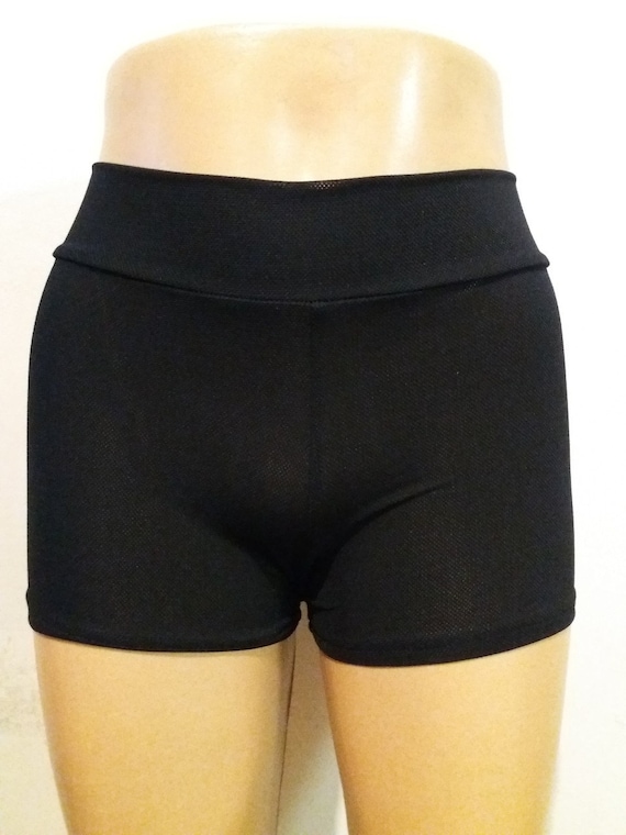 Transparent Short Shorts/ Mens Underwear/ Elastic Mesh/ Womens Underwear/  Booty Shorts 