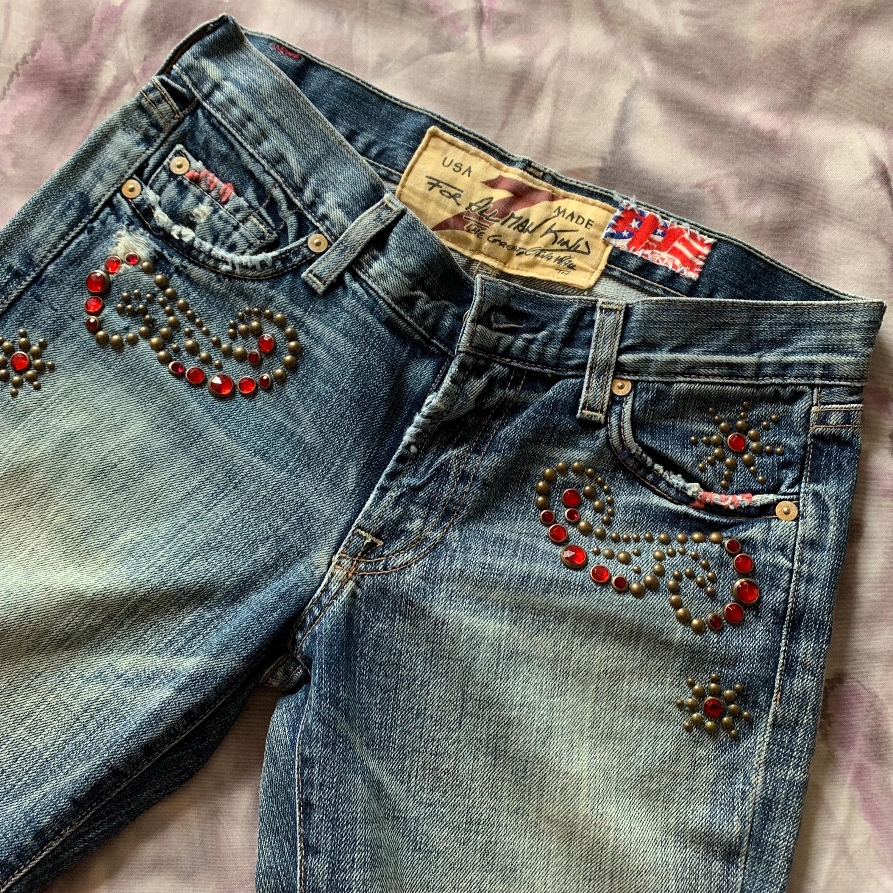 7 for All Mankind X the Great China Wall (27) Jeans Denim Flare