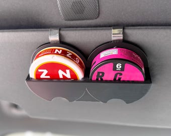 Soporte para bolsa de nicotina con clip para visera / Organizador para visera de coche, soporte para bolsa de nicotina para camión, regalo para él, regalo para obrero, accesorio para camión de trabajo