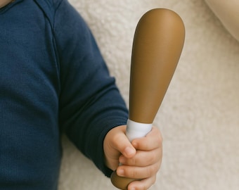 Sonajero de bate de béisbol para bebé: PLA impreso en 3D, con temática de béisbol