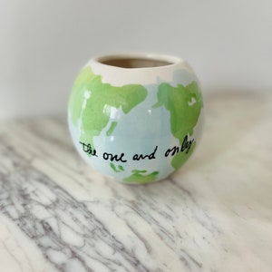 Earth Planter - Ceramic Pot - Fits 3” Plants