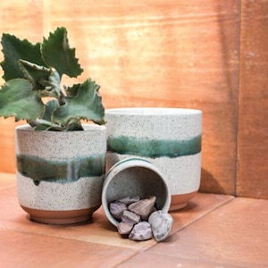 Elliot Planter - Speckled Ombré - Ceramic Pot in Multiple Sizes