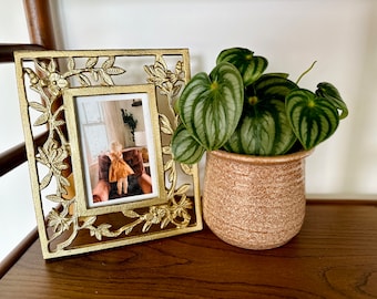 Cottagecore Plant Pot in Speckled Shitake - Cottage Decor - Beige Planter - Fits up to 5” Plants