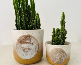 Lunar Planter - Japandi Decor - Minimalist Pot for Plants