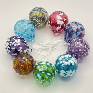 Mini Blown Glass Ornament Multi Colour