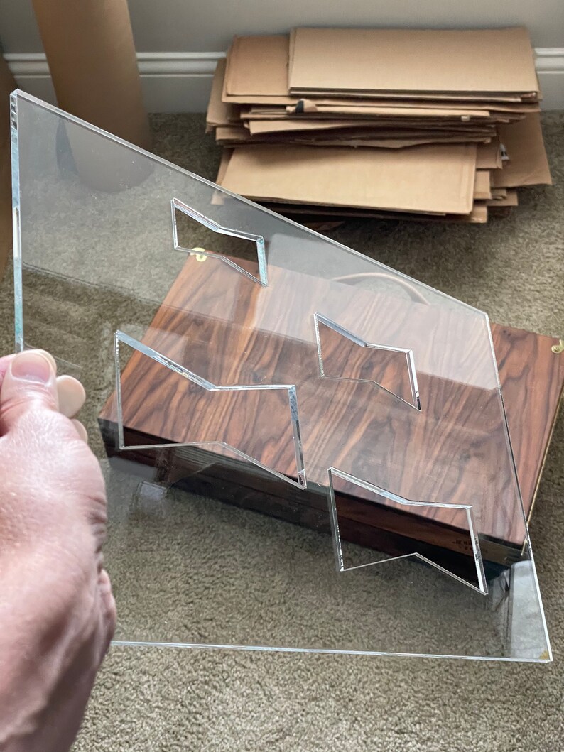 Clear Acrylic Template Bow Tie Inlay Template Router Etsy Australia