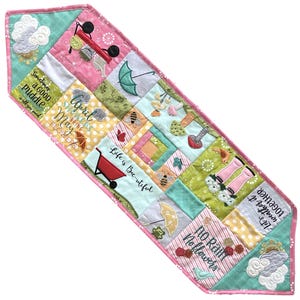 Bieżnik wiosenny – tylko wzór (bez plików do haftu)