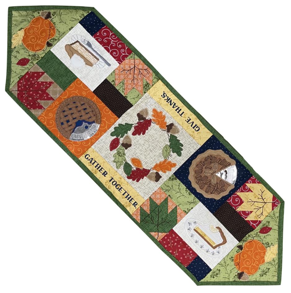 New! Fall Table Runner Pattern - Pattern Only (no Embroidery Files) - Etsy