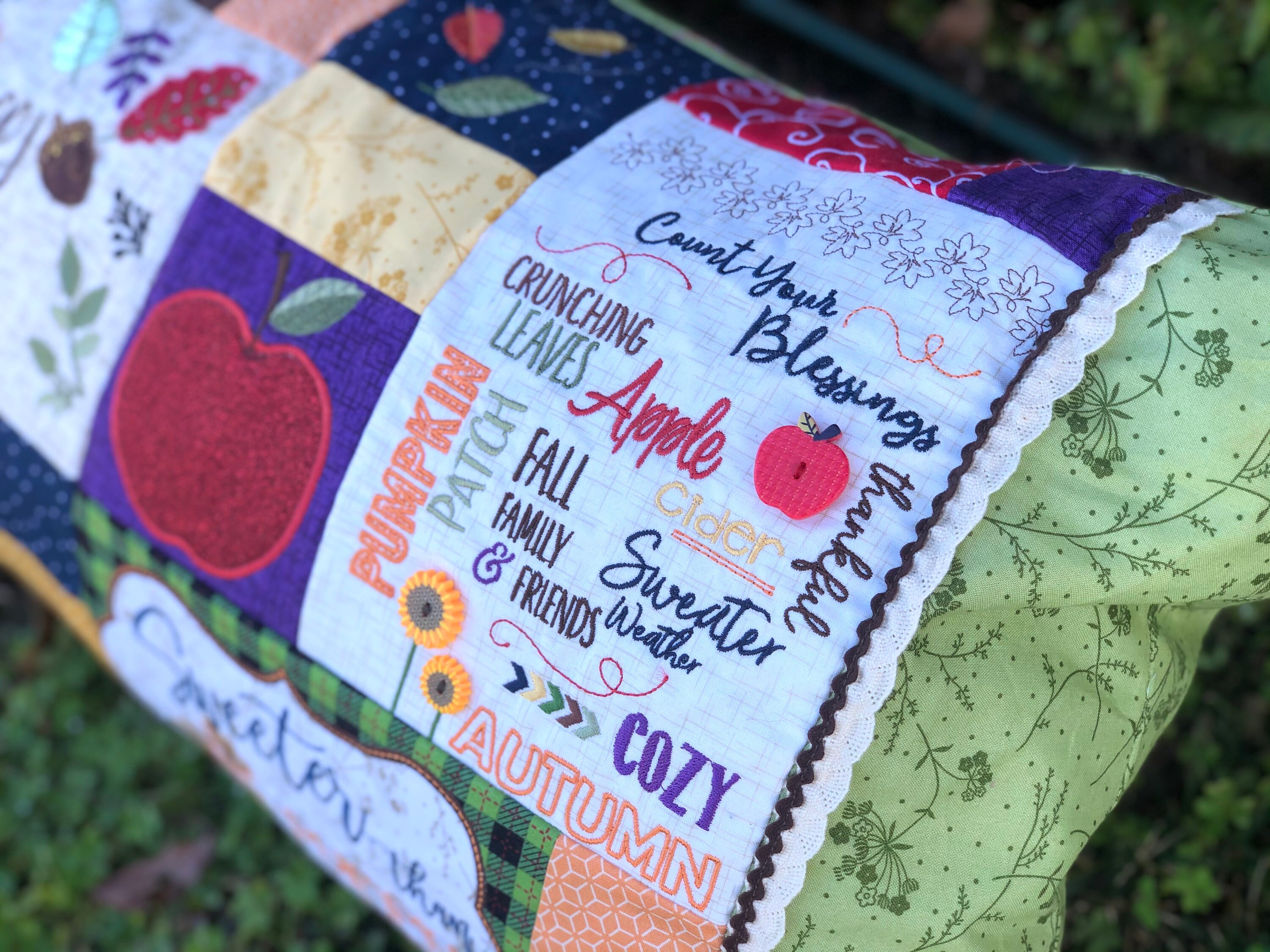 Fall Bench Pillow Pattern pattern Only Etsy