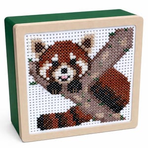 Red Panda Cross Stitch Pattern