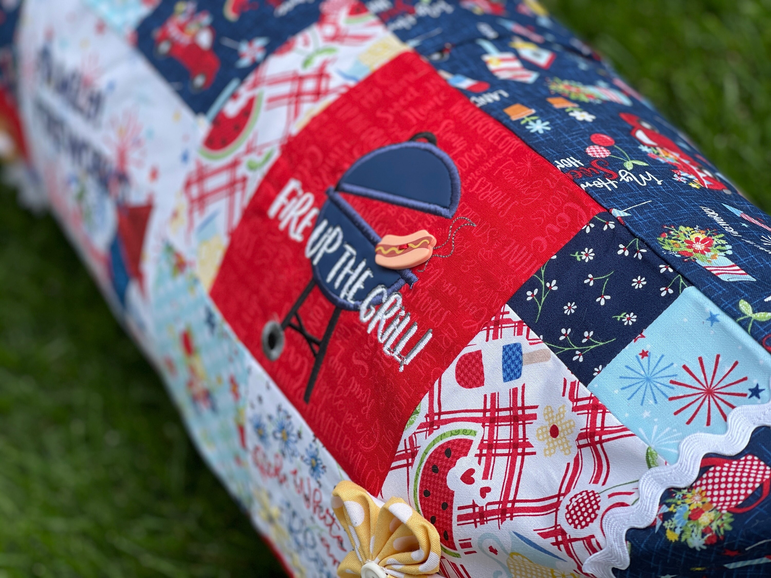 July Bench Pillow Pattern pattern Only Etsy