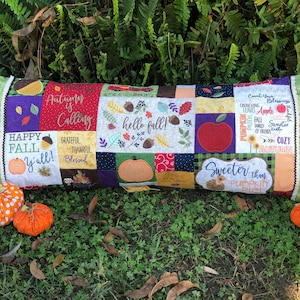 Fall Bench Pillow Pattern (Pattern Only)