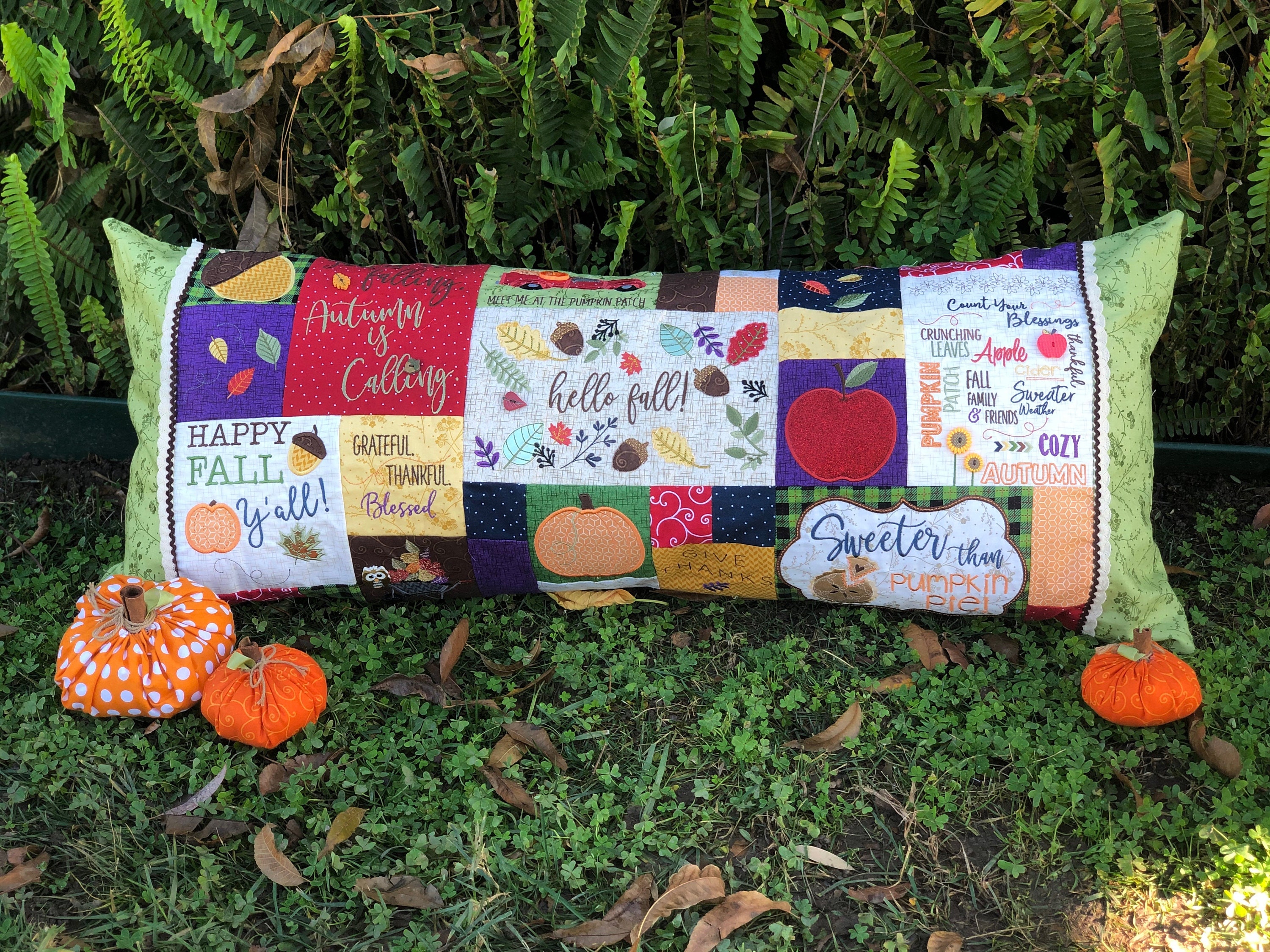 Fall Bench Pillow Pattern pattern Only Etsy