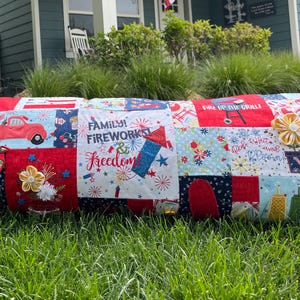 July Bench Pillow Pattern (Pattern Only)