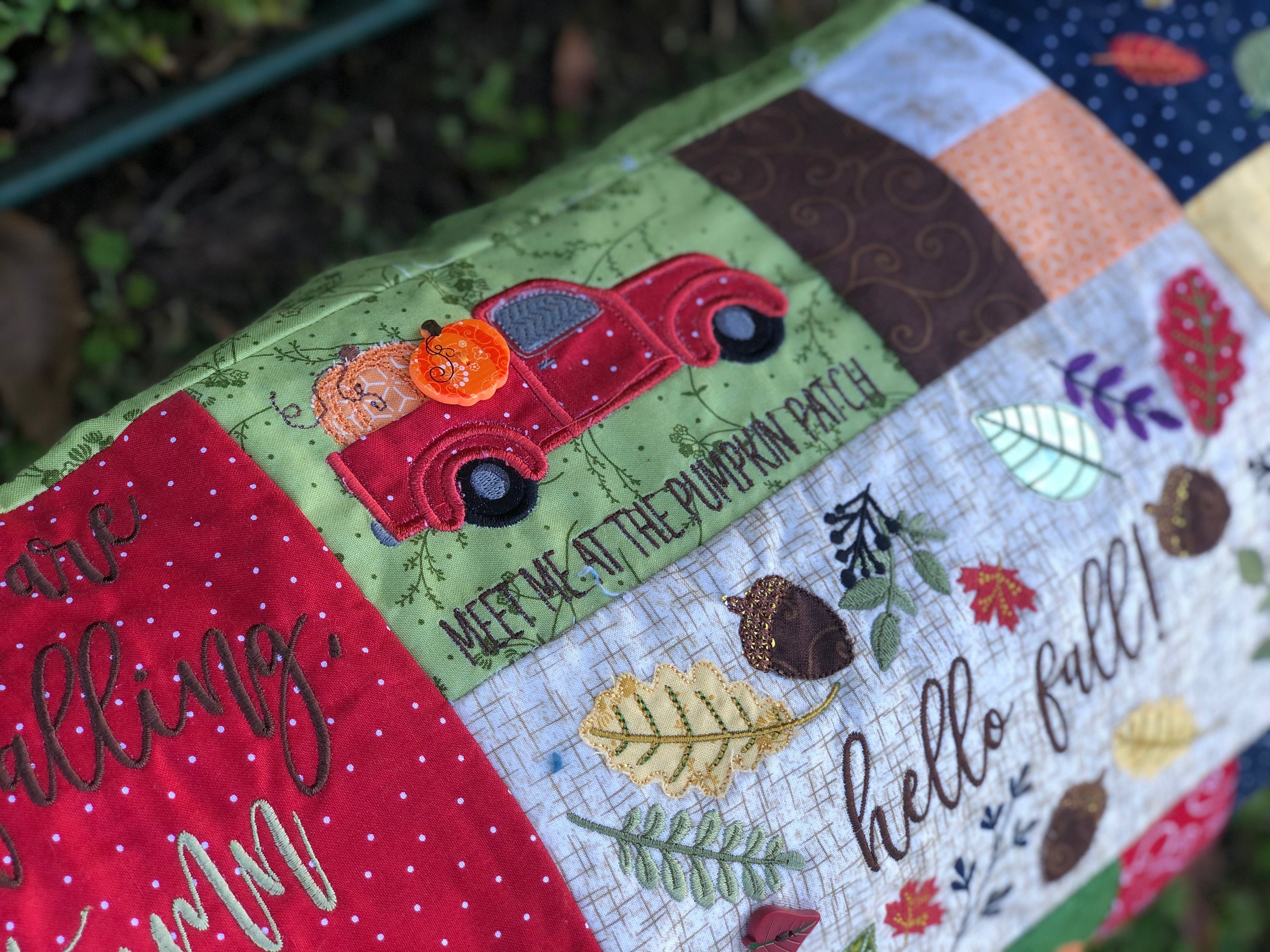 Fall Bench Pillow Pattern pattern Only Etsy