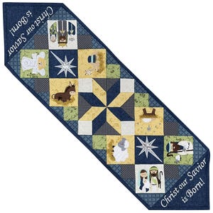 Nativity Table Runner Pattern (Includes 1 Embroidery Design)