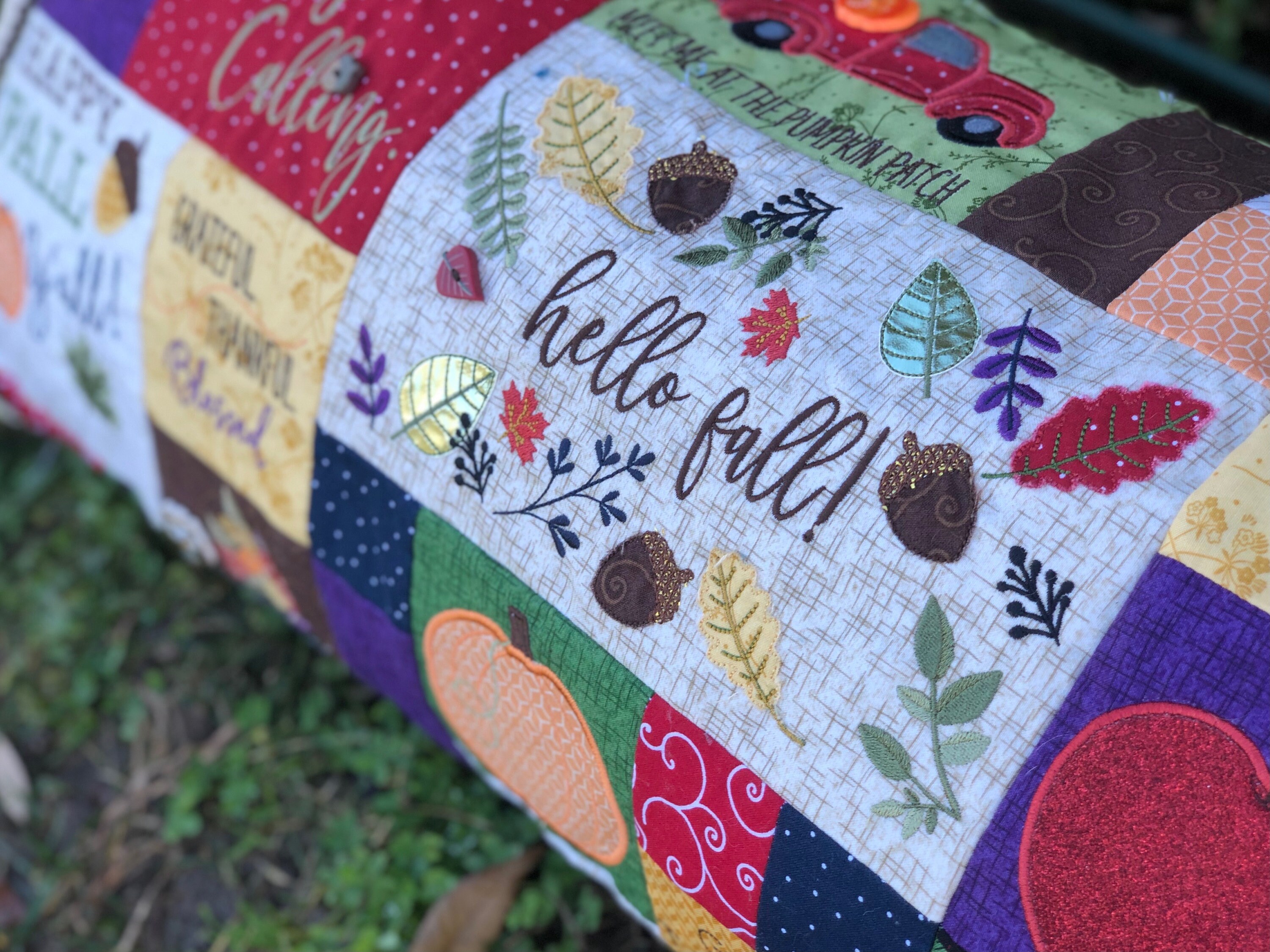 Fall Bench Pillow Pattern pattern Only Etsy