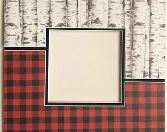 Diseño en rojo búfalo y abedul