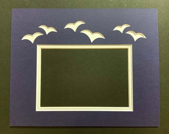 8x10 Double Layer Birds Photo Mat