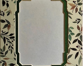 Tapete fotográfico de doble capa con corte en ángulo de enredaderas florales
