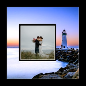 Lighthouse Offset Printed Double Layered Photo Mat