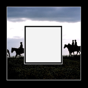 Cowboys Printed Double Layer Photo Mat