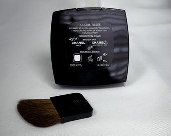 Chanel Poudre Tissee Highlighting Powder and Brush, Limited