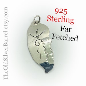 FAR FETCHED 牛 モチーフ メタル プレート キュート 彫刻 925 FAR FETCHED 牛 モチーフ メタル プレート キュート 彫刻 925