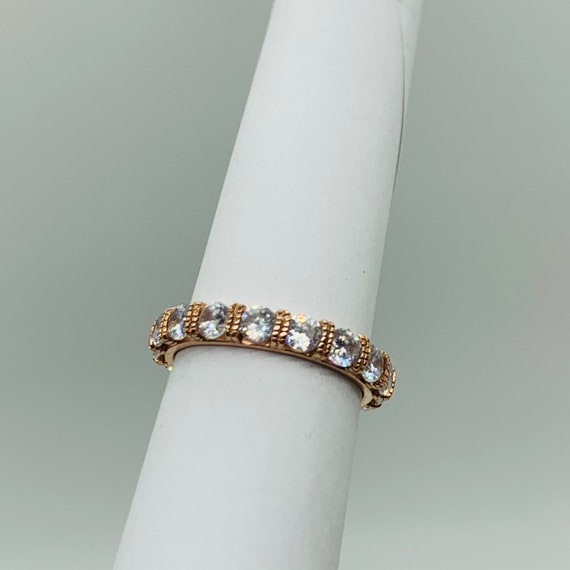 Vanna K rose gold eternity ring, gold diamond ete… - image 5