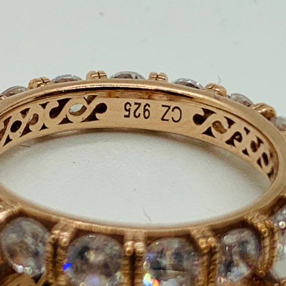 Vanna K rose gold eternity ring, gold diamond ete… - image 3