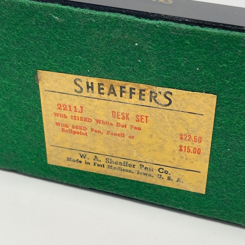 1953 sheaffer shops snorkel triumph fountain pen, 14k gold nib, sheaffer desk set, white dot, 14k palladium, unique gift, for dad
