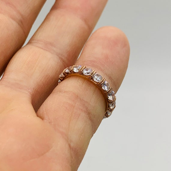 Vanna K rose gold eternity ring, gold diamond ete… - image 6