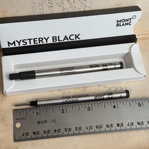MontBlanc Rollerball Legrand pen refill, montblanc mystery black, montblanc O101, vintage montblanc, on sale, 2 refills