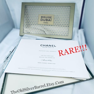 Chanel Dubai cruise catalog, authentic Chanel, rare Chanel, Karl lagerfeld, Chanel modeling, Chanel photo shoot, Chanel photos, full set