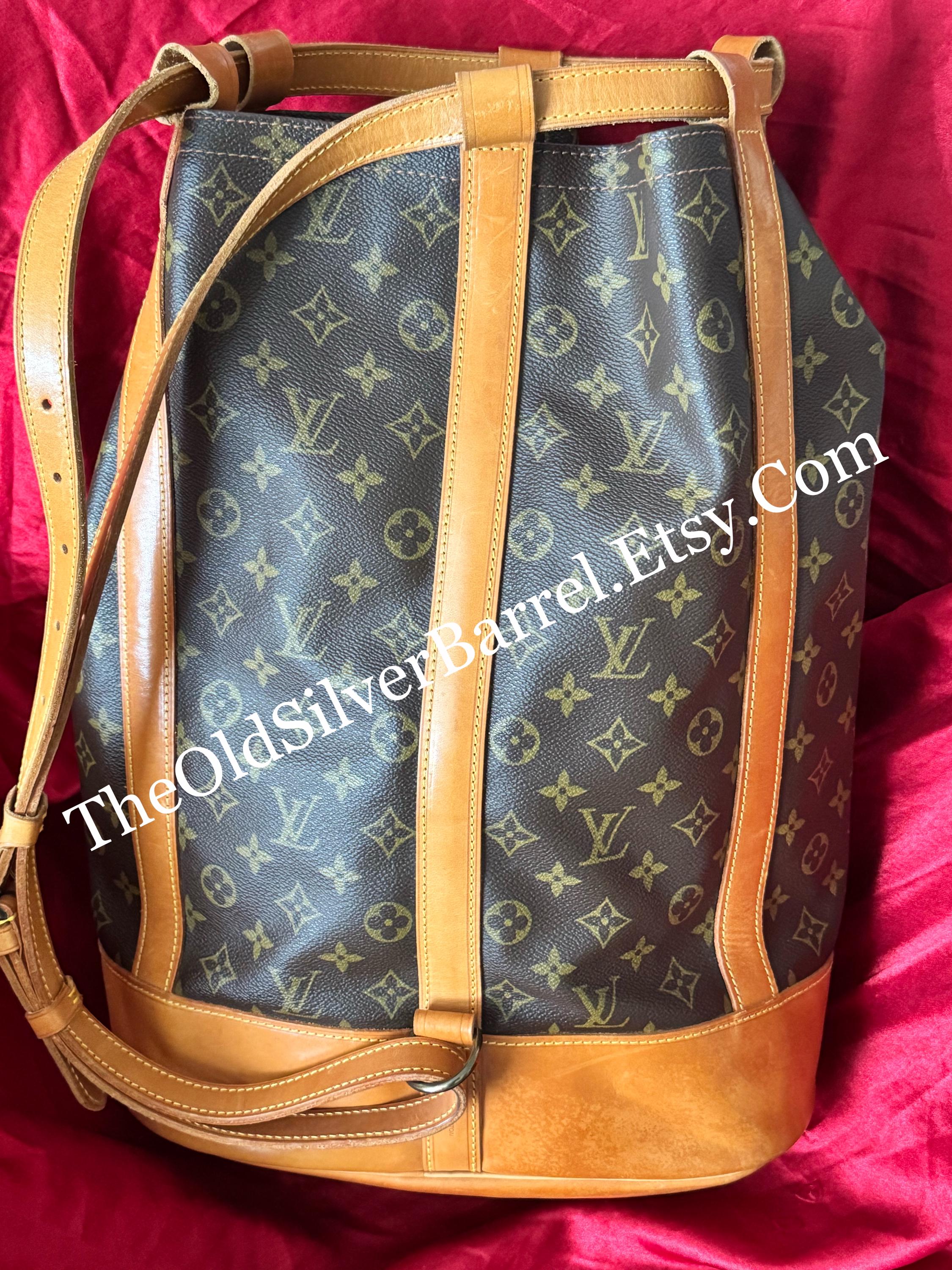 Vintage LOUIS VUITTON Monogram Canvas Randonnee GM Backpack 