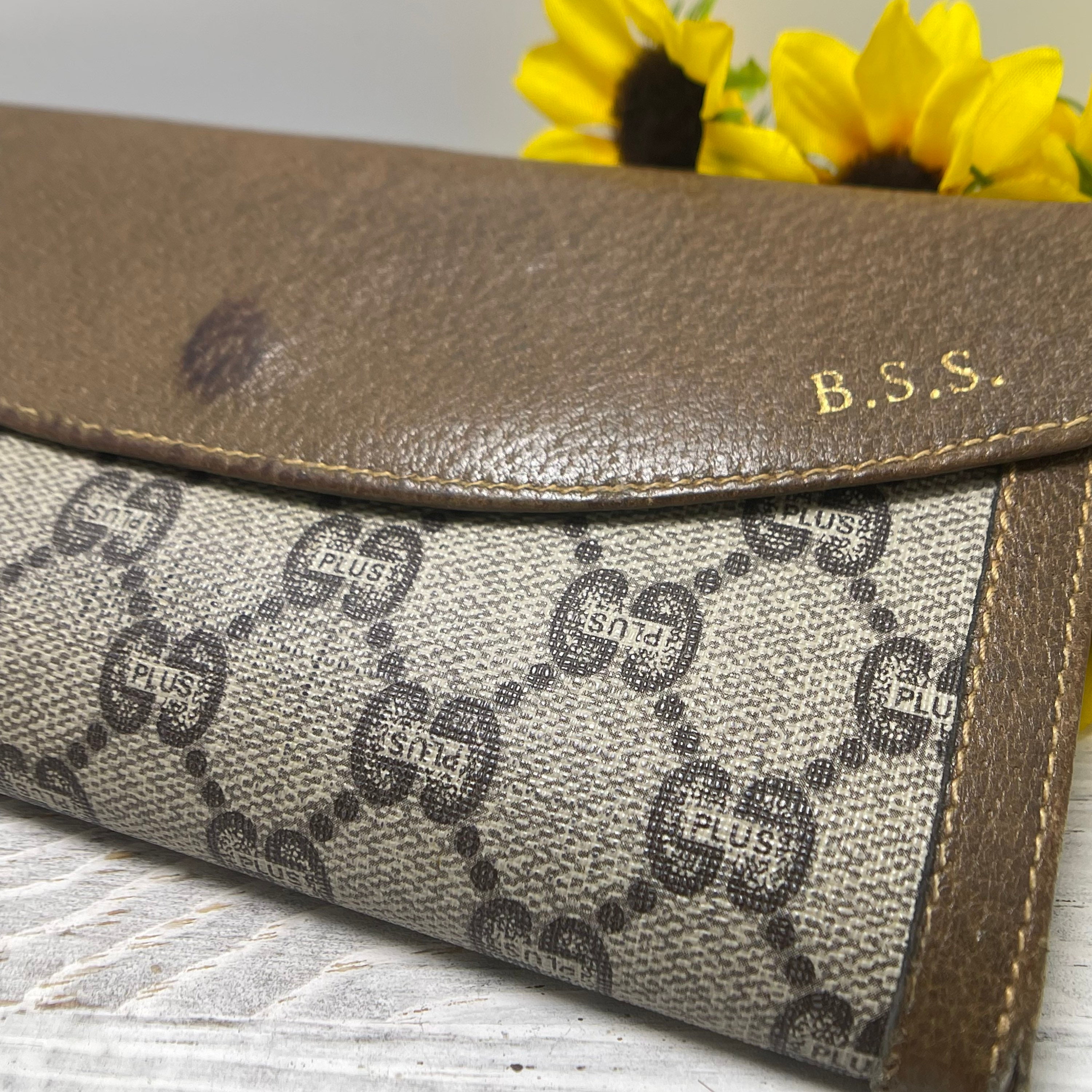 Vintage Gucci Plus Ophidia Supreme Wallet, GG Logo, Monogrammed