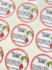 Hot Cocoa Bomb stickers Christmas / Hot chocolate Directions stickers 