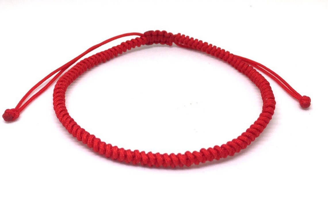 Red String Bracelet Simple Bracelet Waterproof Bracelet Etsy