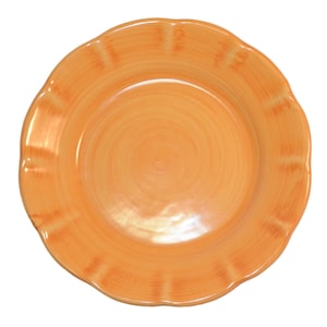Vietri Hand Made Plain Terracotta Pasta Plate. Made in Italy.