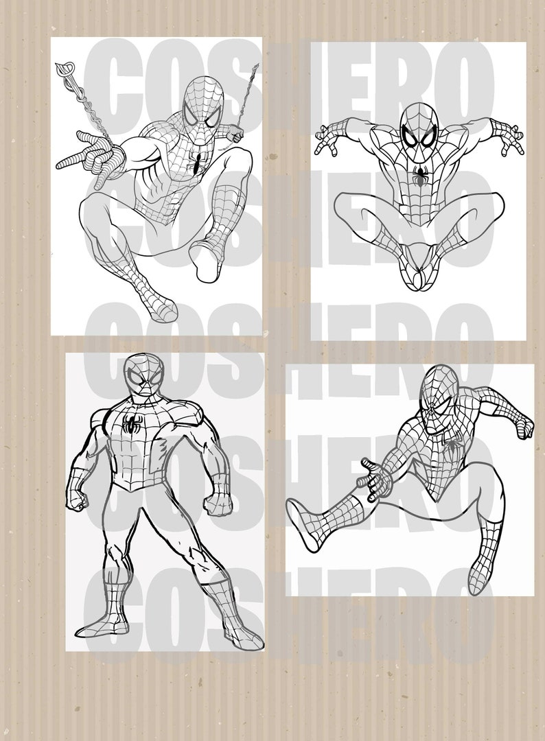 10 Mini Spiderman Coloring Pages for Kids: Unleash Your Spidey Senses!