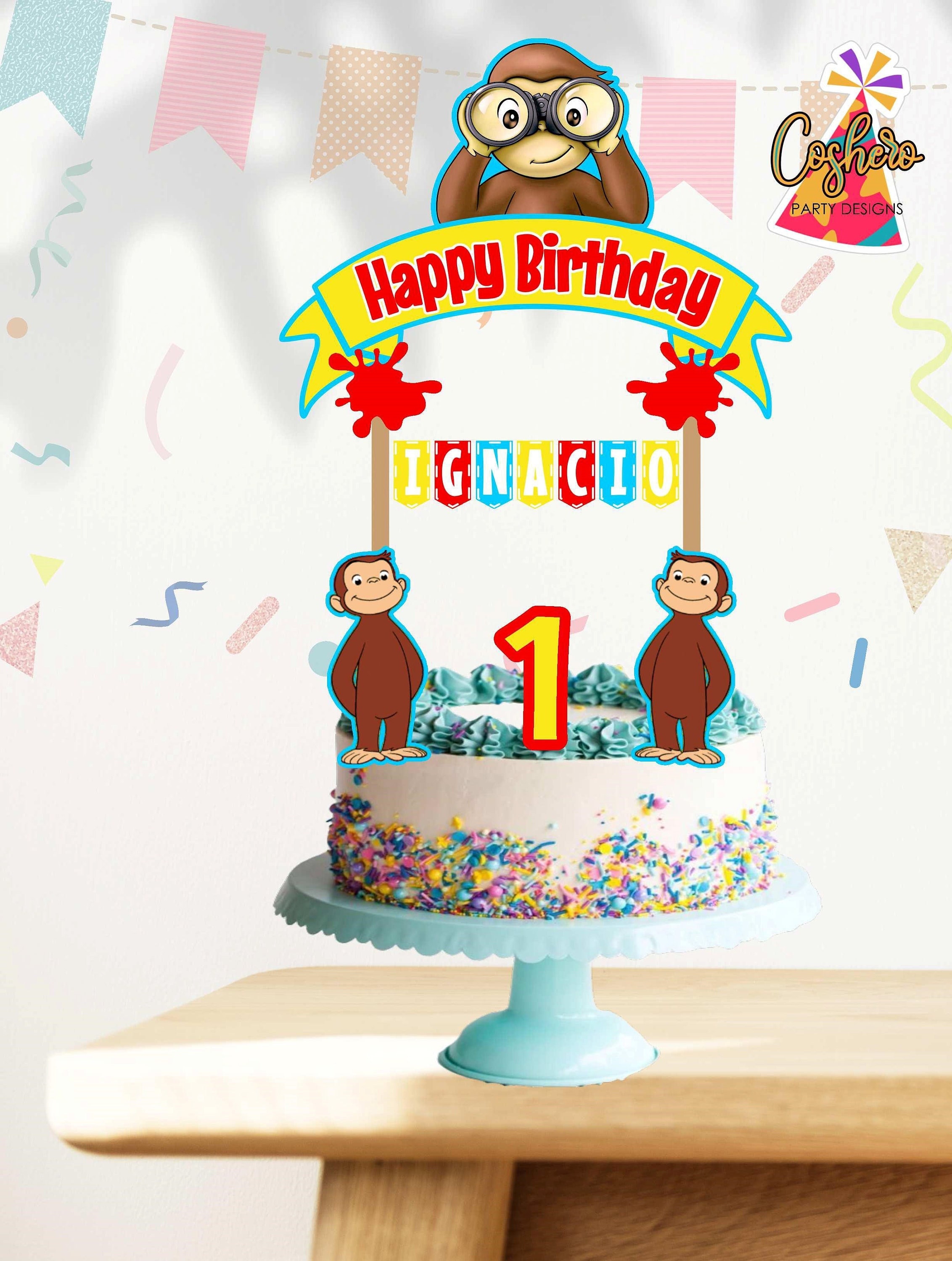 Kids Birthday Cake Topper Personalized Cake Topper Birthday - Etsy