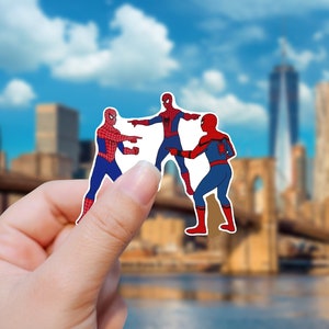 Spider Pointing Meme Sticker