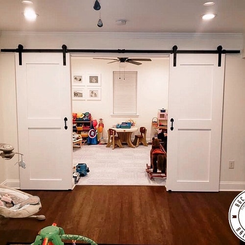 Farmhouse Sliding Barn Door Or Double Doors Up To 40 Farmhouse Sliding Barn Door Or Double, Wide Sliding Barn Doors